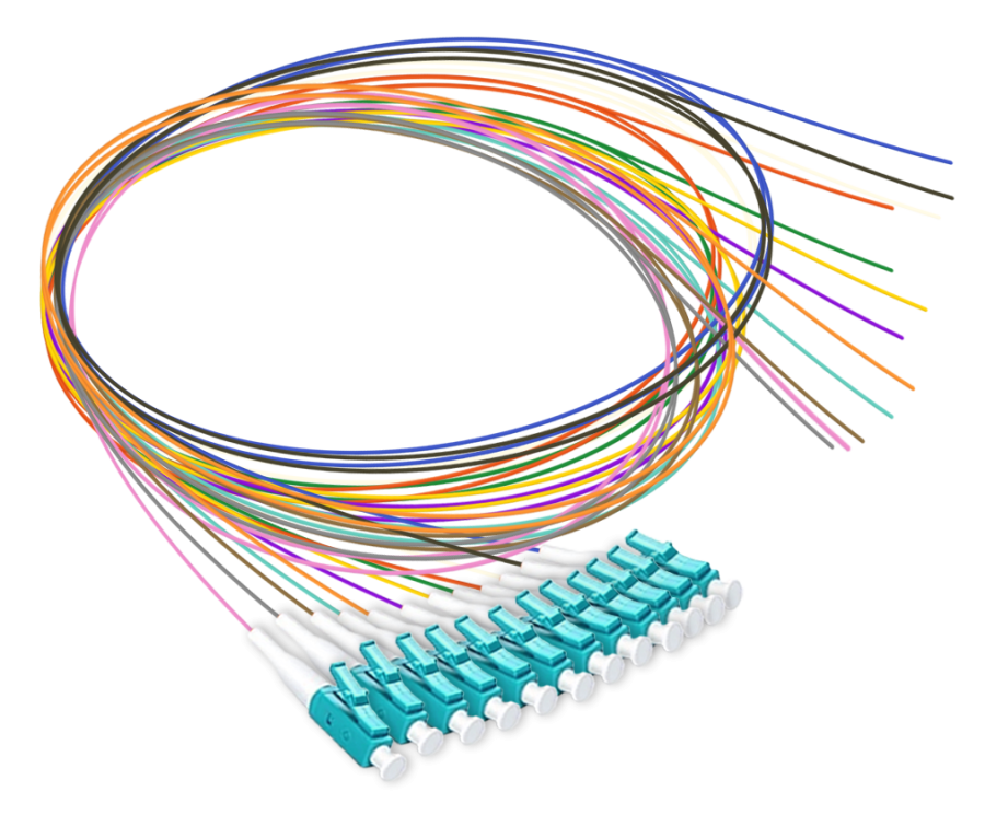 Pigtail connector, OM3, Multimode LC/PC, N2105-07013